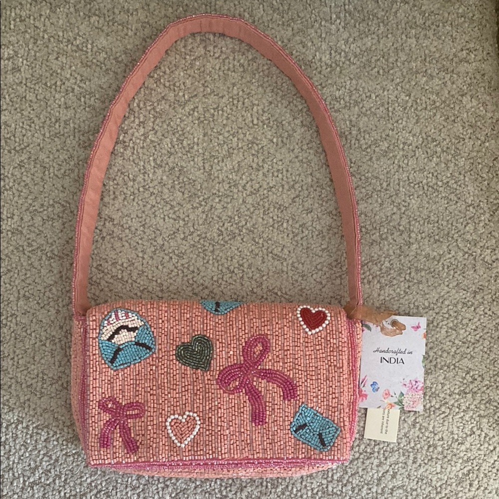 Tjmaxx Viral Pink Beaded Shoulder Bag - Voted in top 10 from Grace Smith